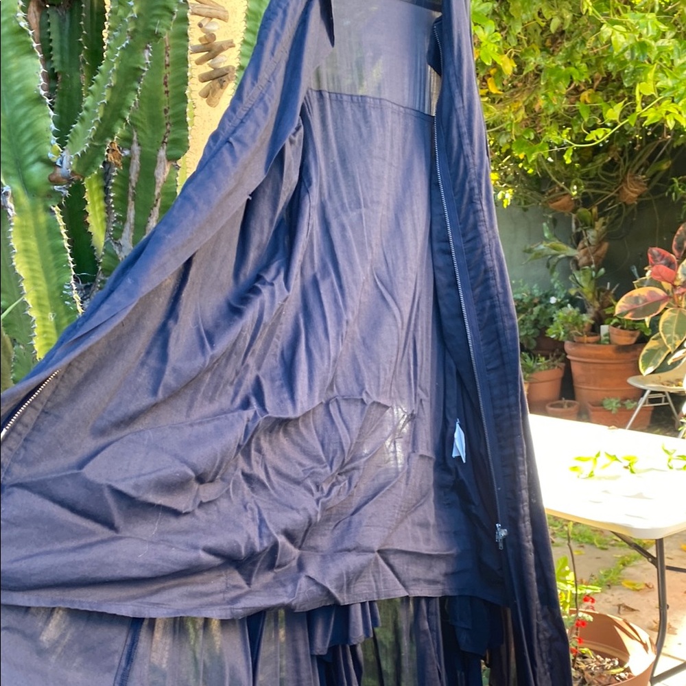 Ter et Tartine Blue Sleeveless High Low Sundress - Picture 8 of 16